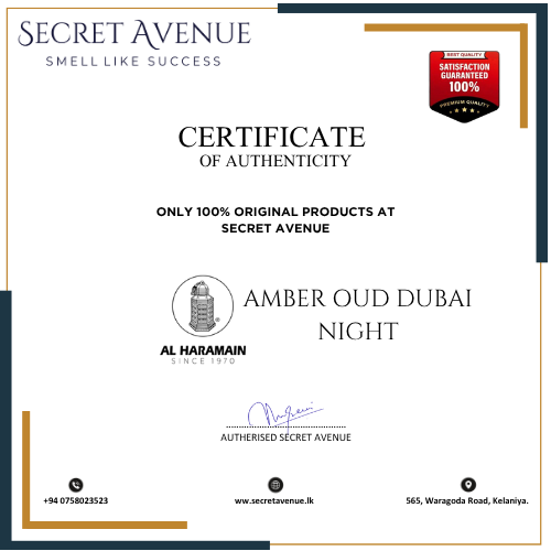 AMBER OUD DUBAI NIGHT AL HARAMAIN AMBER OUD DUBAI NIGHT - 100ML